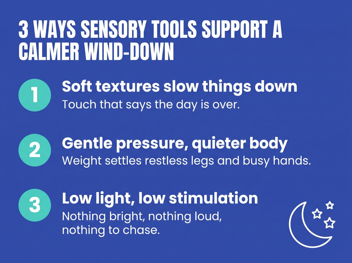 3 ways sensory tools support a calmer wind-down